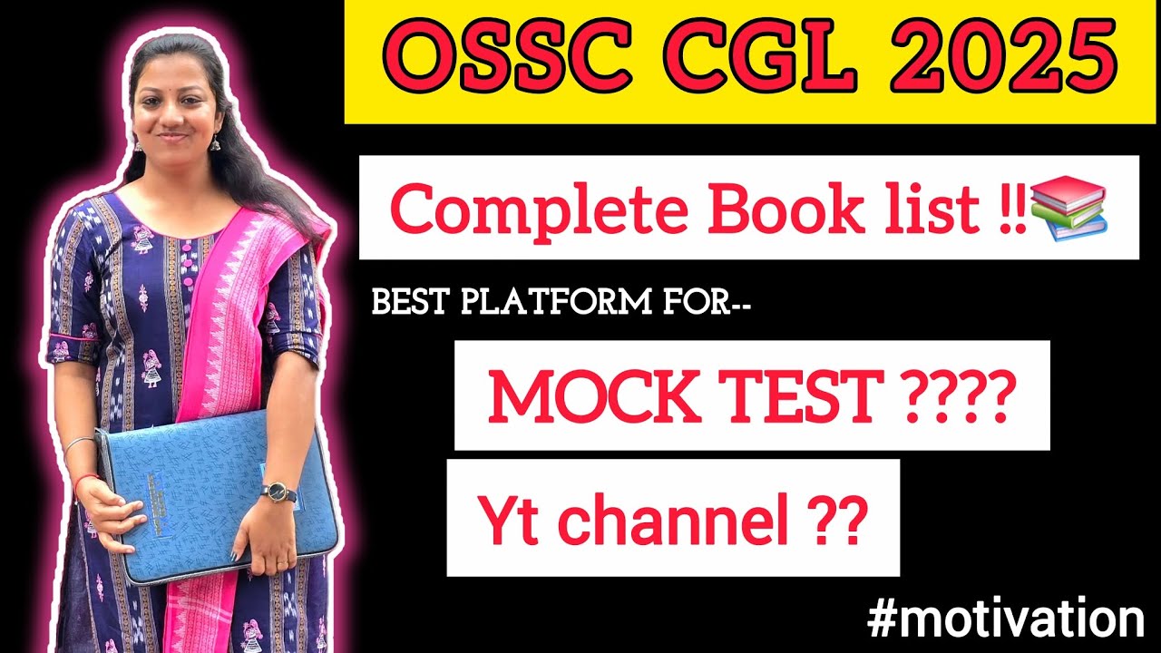 ‼️COMPLETE BOOK LIST , YT CHANNEL  & MOCK TEST ‼️