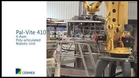 4 axes poly-articulated robotic palletizing unit : Pal-Vite 410