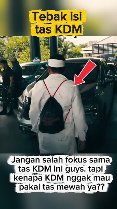 Tas Unik KDM😀 #kdm #prabowo #gibran #dedimulyadi