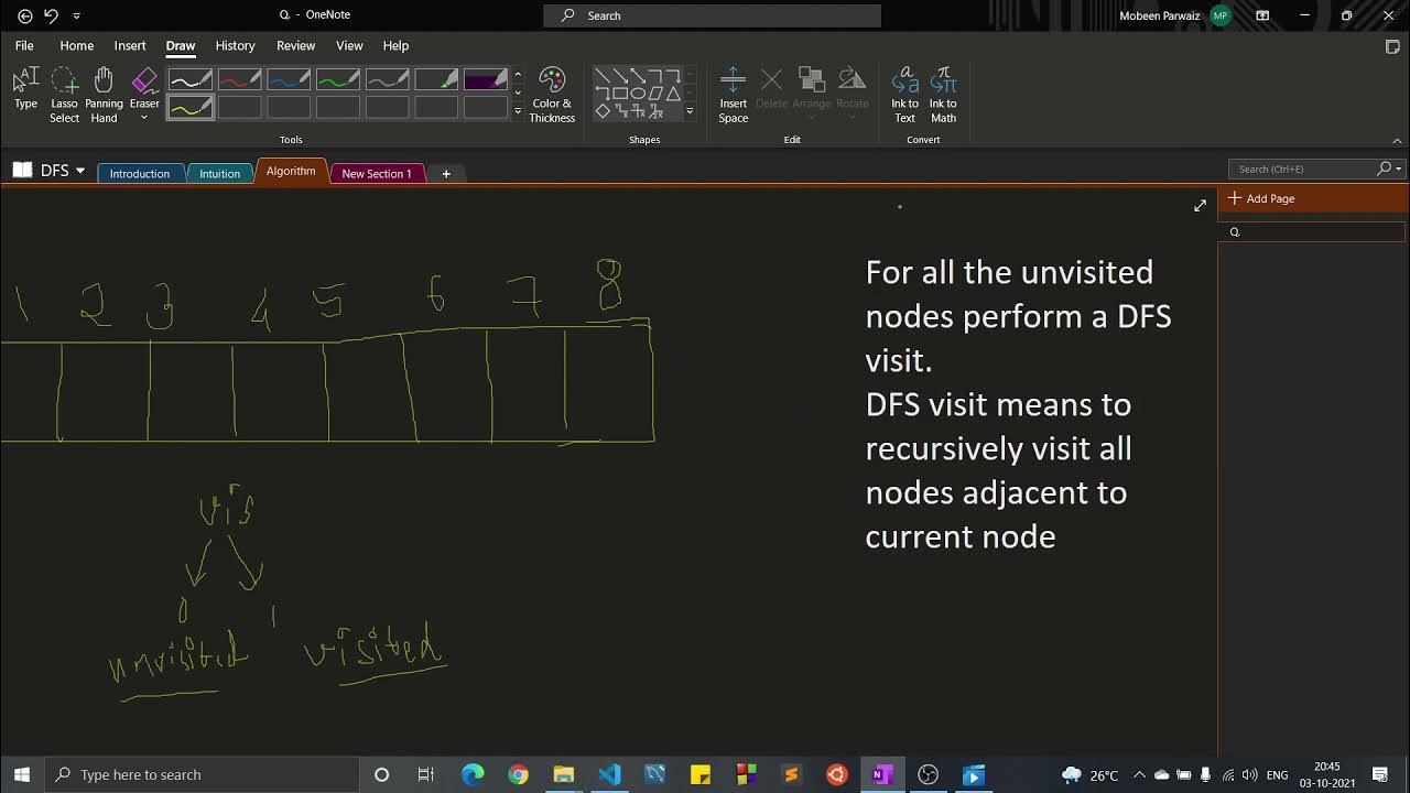DFS - Easy explanation with C++ code - YouTube
