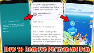 How to remove permanent ban in Pokemon go in 60 second | How to get unbanned from pokemon go in 2023 screenshot 5