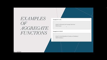 SQL Data Manipulation Language video