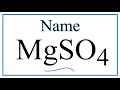 Understanding Magnesium Sulfate Compounds