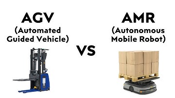 AGV (Automated Guided Vehicle) VS AMR (Autonomous Mobile Robot)  | Warehouse Storage Academy