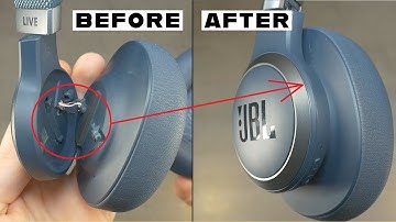 Repair JBL Live Headphones where fell out one side
