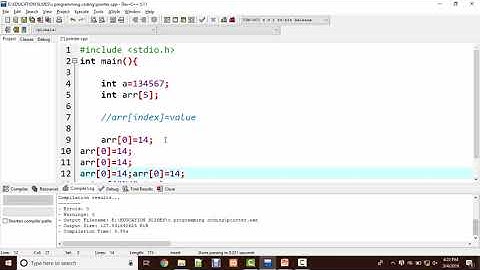 ARRAY IN C PROGRAMMING BY AMJAD ALI IN URDU AND HINDI