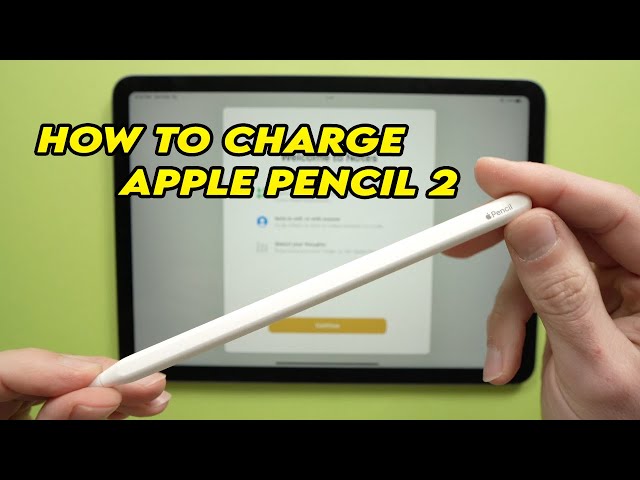 How to Charge Your Apple Pencil 2 YouTube