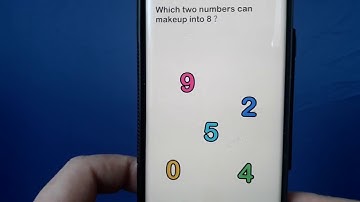 Wich two numbers can makeup into 8 Brain Out