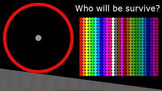 Full Options (Don't Finish The Leg, Worm Survival, Circle Monster) - Marble Race In Algodoo