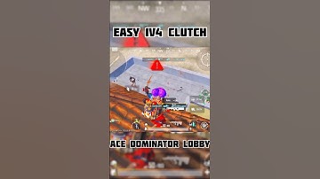 Easy 1v4 In Ace Dominator Lobby