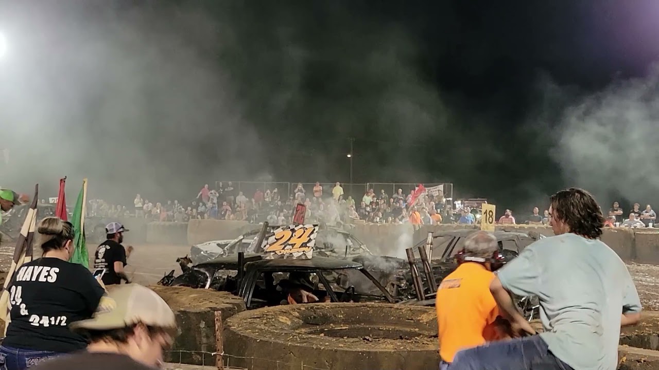 Knoxville Fair Demolition Derby (Injury) YouTube