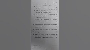 Ignou mso-003  December 2025 question paper