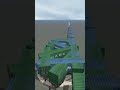 Crazy Train On Forked Railroad Tracks 💥😳 BeamNG.Drive Train simulator 3D #shorts