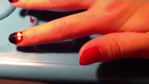 How to make a Mickey-Minnie nail tutorial