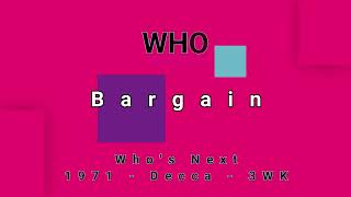 WHO-Bargain (vinyl)