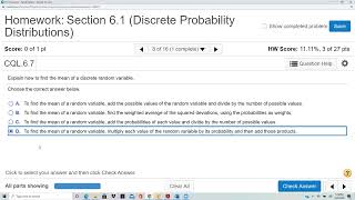 Elementary Stats Lesson 74: Introduction to Expected Value (Mean) (Section 6.1 Problems 7-10)