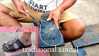 production of traditional sandals from Indonesia since 1930