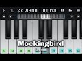 Mockingbird eminem  perfect piano  easy tutorial