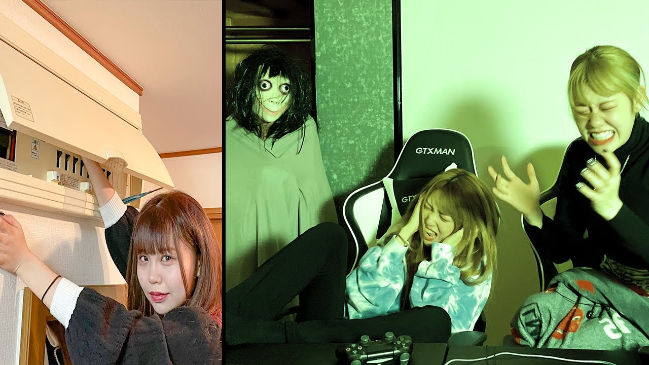 ホラーゲーム実況中にブレーカー落として停電ドッキリしかけたら完全に