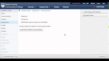 Create a VoiceThread Assignment in Canvas