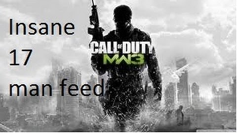 INSANE 17 MAN FEED!!! (MUST WATCH MW3 EPIC SNIPER CLIP)