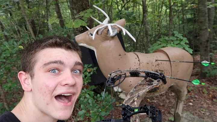 3-D BOW HUNTING TARGET RANGE!