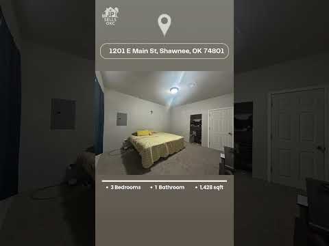 1201 E Main St, Shawnee, OK home video tour