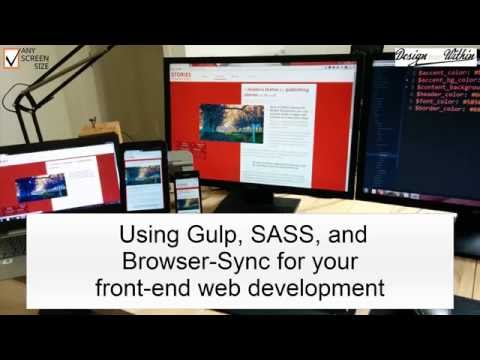 Using Gulp, SASS