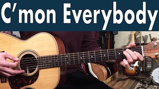 How To Play C'mon Everybody On Guitar | Eddie Cochran Guitar Lesson + Tutorial