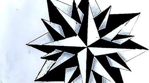 How to Draw 3D Star | Easy 3D Drawing Tutorial | Amazing 3D Art