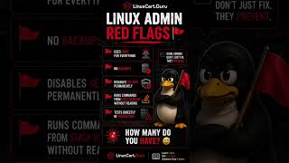 Linux Admin Red Flags 🚩 | How Many Do You Have? 😂