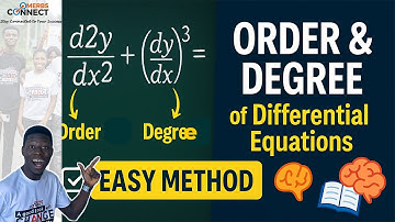 Types, Order & Degree of Differential Equations | Master in 10 Minutes!
