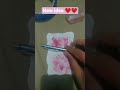 New idea of love card with fingerprints 💗🌼 #cardcreations #mini #beautiful #fingerprint