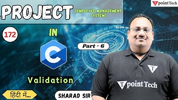 Employee Management System Part-6 | Validation | C Programming Projects | Tpoint Tech