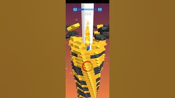 Stack ball level 52 completed #gaming #stackball #shorts #subscribe