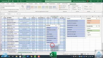 Segmentacion de Datos en Excel