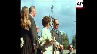 SYND 19-10-71 SPIRO AGNEW VISITS HOMETOWN