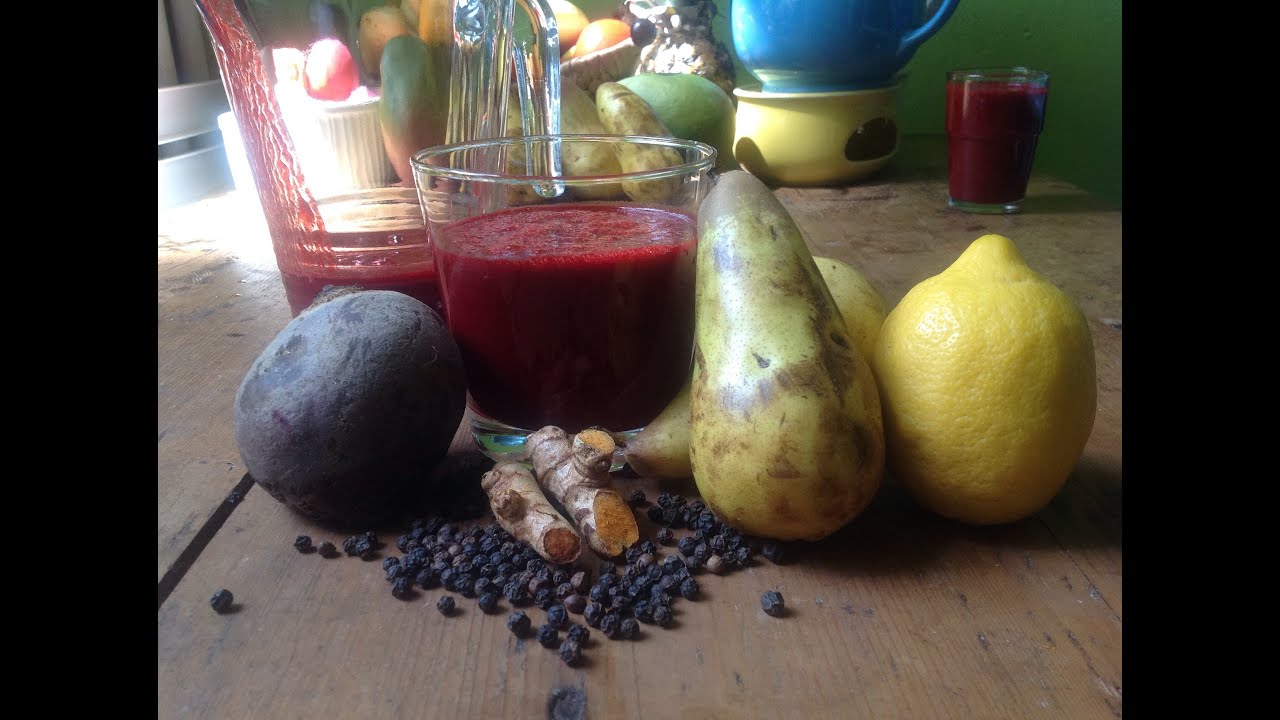 Turmeric Pear Beet Juice Live Beverage YouTube