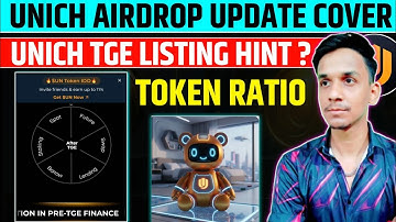 Unich Airdrop All New Update🔥Unich Airdrop Listing Date | Unich Token Ratio | Unich Token Withdrawal