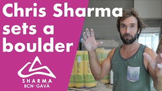 Chris Sharma sets the hardest boulder at his new gym in Barcelona  Sharma Climbing Gava