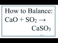 Balancing Chemical Equations Concepts