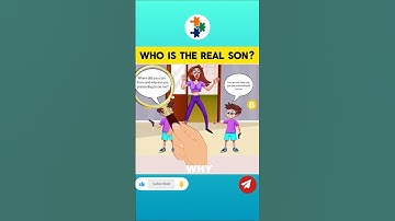 Who Is The Real Son ? #riddlechallenge#logicpuzzles #riddleoftheday #brainteasers #enigma