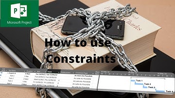 This video explains how to use constraints in Microsoft Project