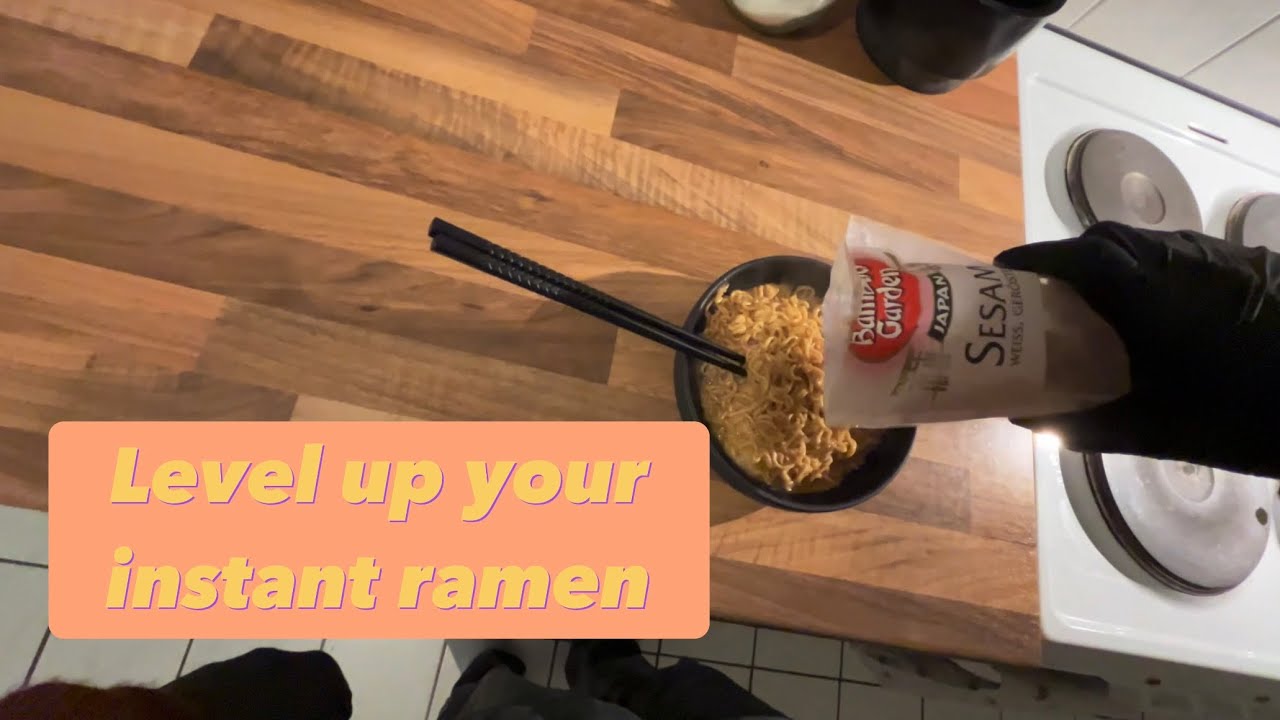 Midnight snack: Cheesy instant ramen noodles