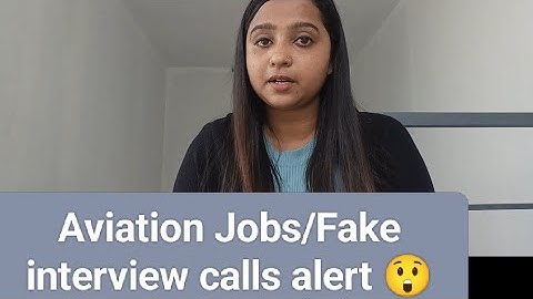 Aviation Jobs/Fake interview calls alert#youtube #aviation #aviationdaily #alert #fake #vlog #world 