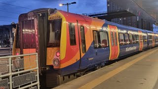 Class 458/5 | Fast ride Comp!!(Reading service) Acceleration+Traction Motor Sounds!