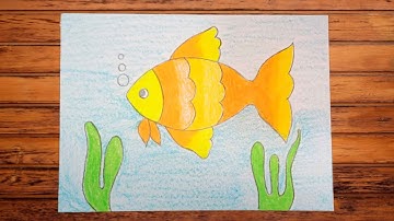 How To Draw A Fish  Step By Step Very EasyVery Easy @chandrimaarts