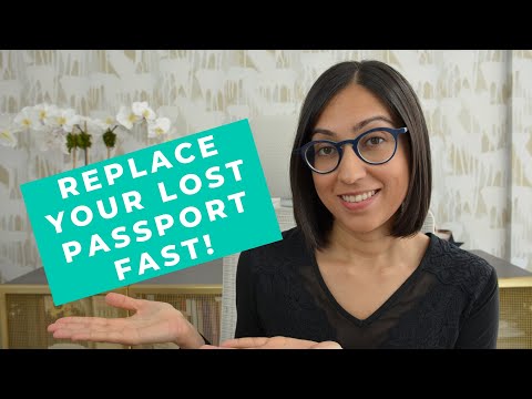 Video: How To Replace A Passport