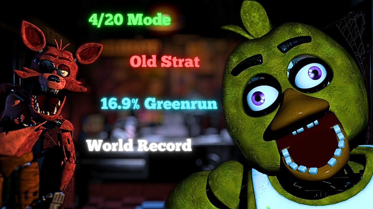 World Record FNaF 1 4 20 Mode Old Strat 16 9 Greenrun YouTube world-record-fnaf-1-4-20-mode-old-strat-16-9-greenrun-youtube