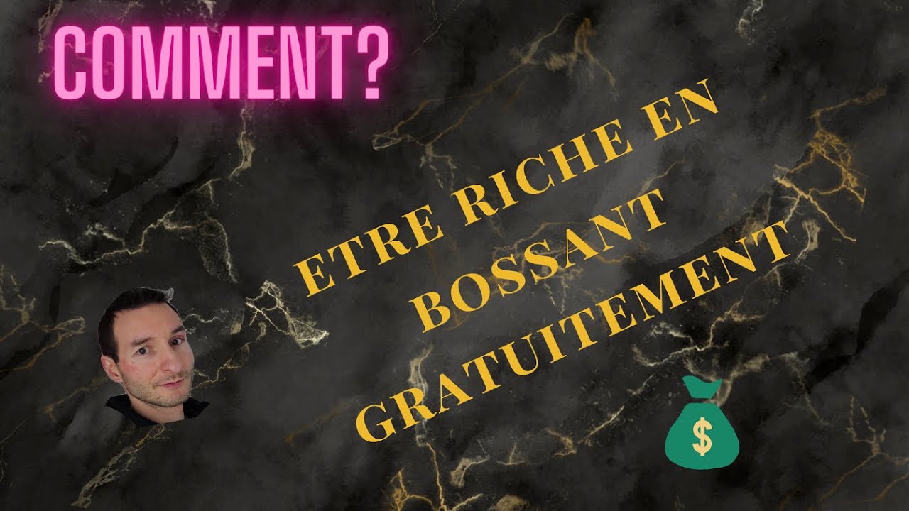 Travaille gratuitement pour etre RICHE - YouTube